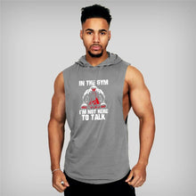Load image into Gallery viewer, Bodybuilding Stringer Tank Top Hoodie
