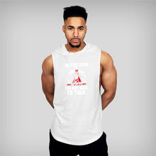 Load image into Gallery viewer, Bodybuilding Stringer Tank Top Hoodie
